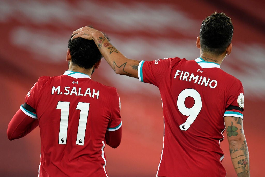 Salah and Firmino