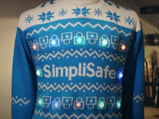 Christmas jumper comes with alarms if someone breaks social distancing