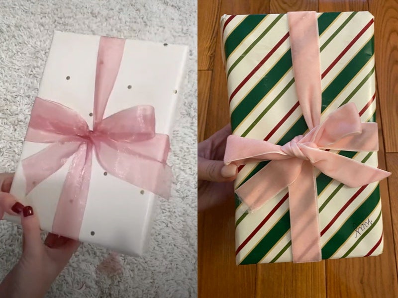 We tried four popular gift-wrapping hacks - these were the results