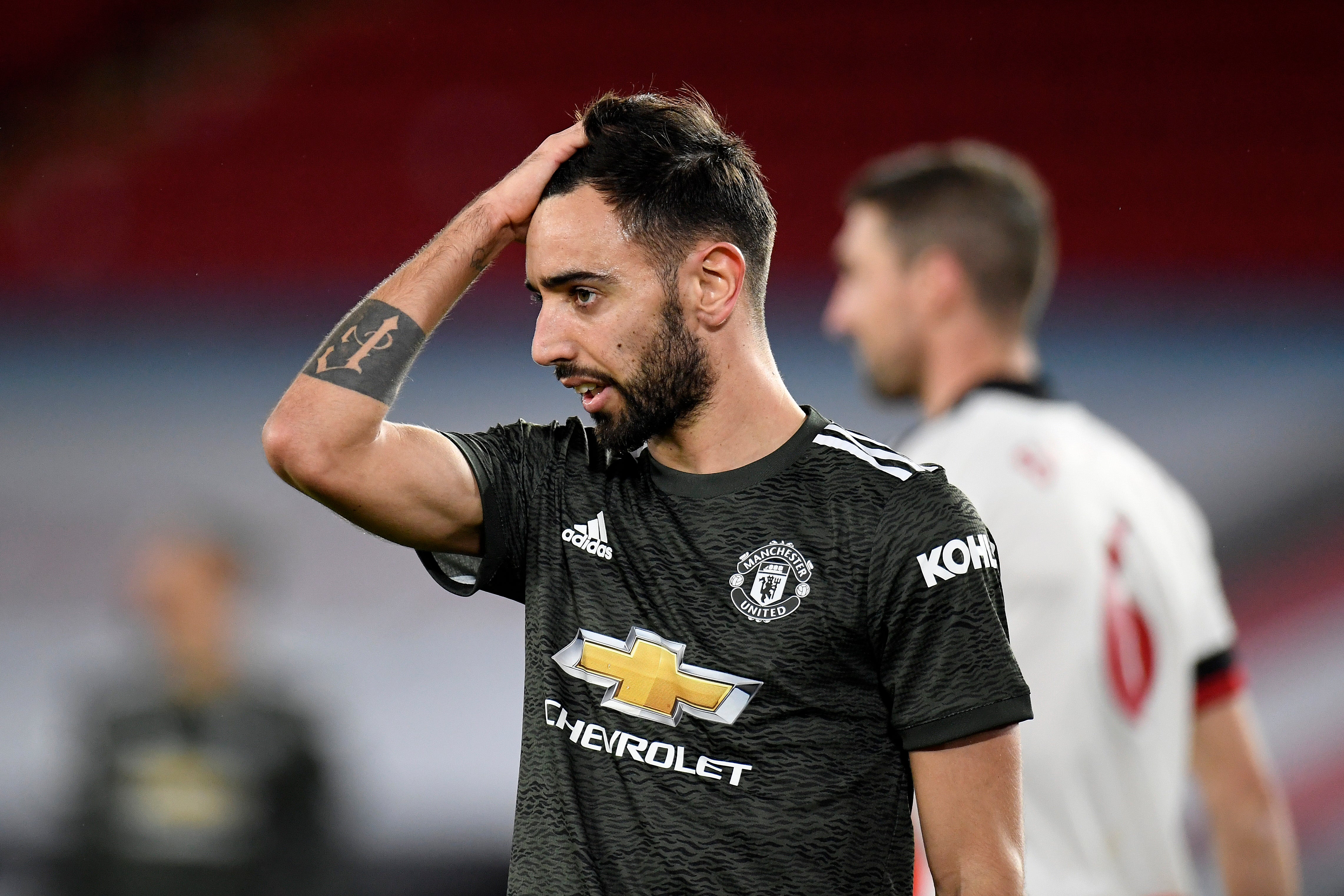 Manchester United playmaker Bruno Fernandes