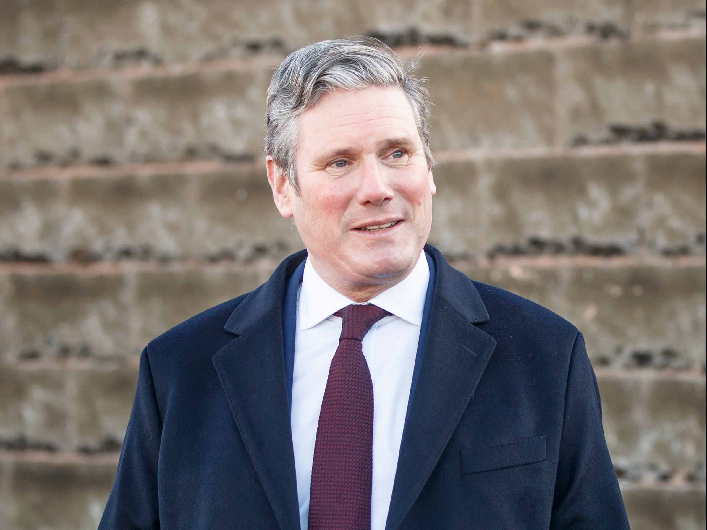 Keir Starmer on a visit to Bentley, Yorkshire, this week