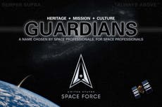 Space Force reveals it will call its personnel Guardians