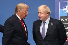 Trump attacks UK Covid lockdown