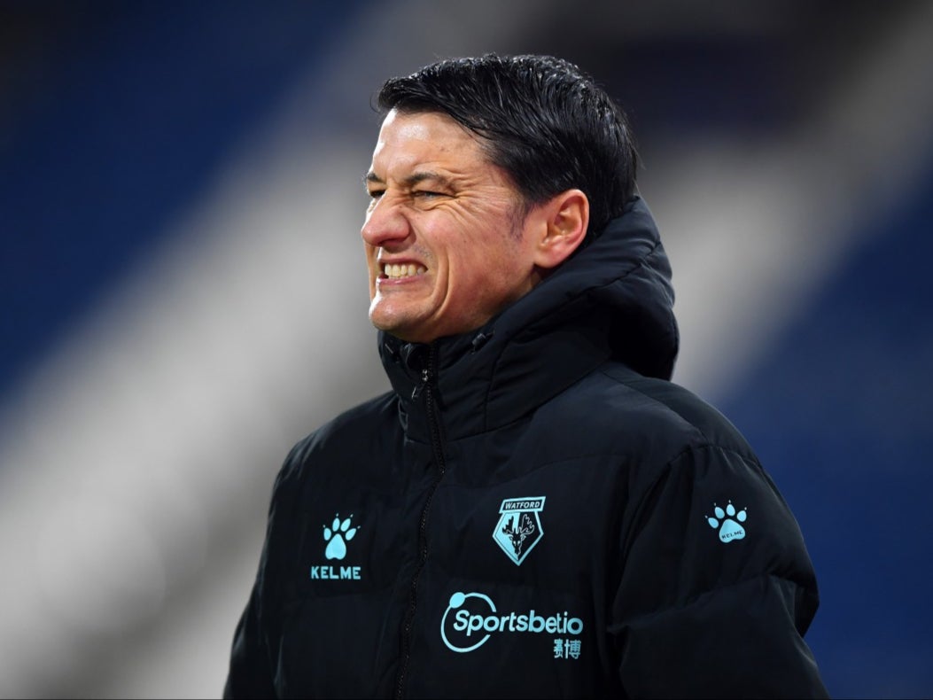 Watford head coach Vladimir Ivic was sacked on Saturday