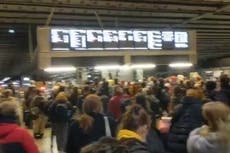 Travel chaos as people rush to escape London for Christmas