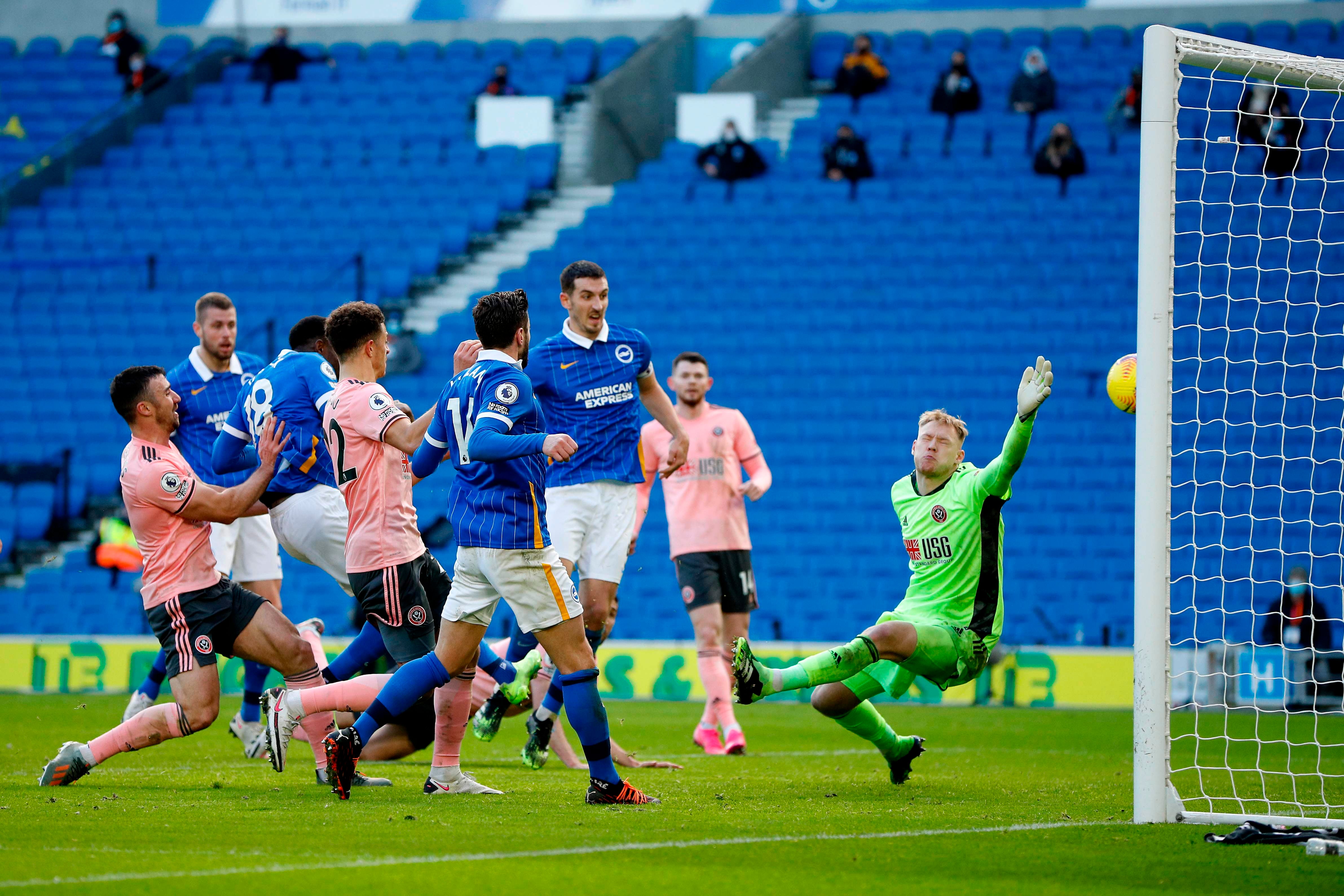 Danny Welbeck scores Brighton’s equaliser