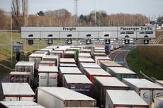 Freight crisis as France bans UK travellers over new virus strain fear