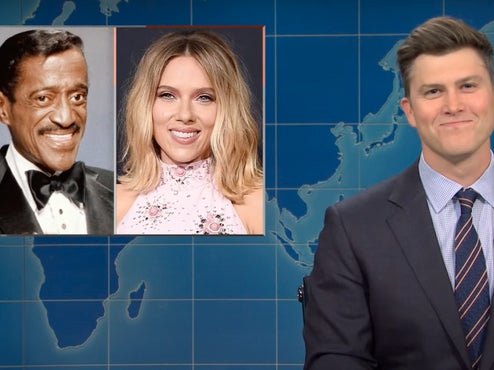 Scarlett Johansson roasted by husband Colin Jost on SNL