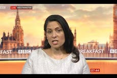 Patel claims government ‘consistently ahead of the curve’ on Covid