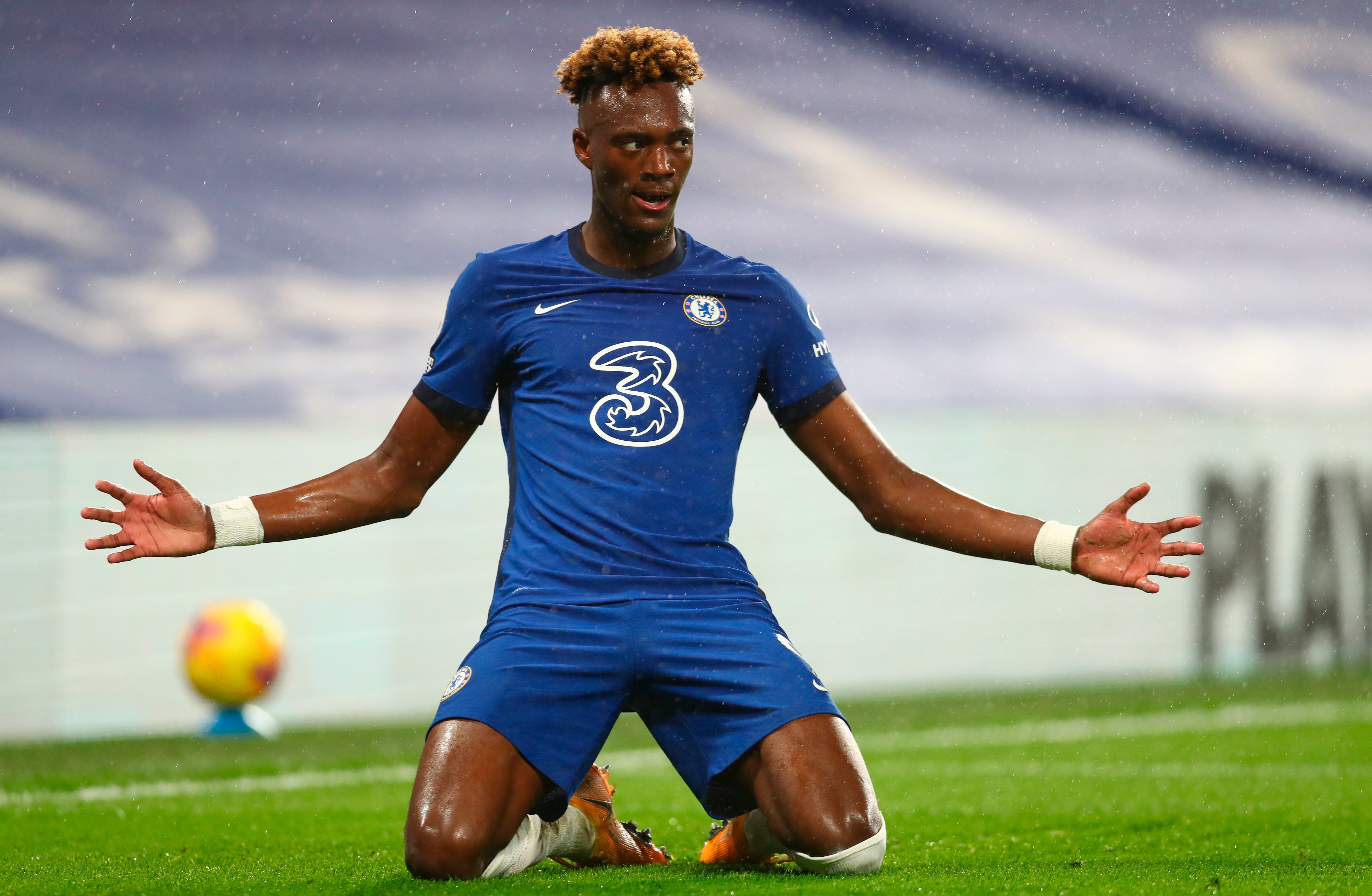 Tammy Abraham scored twice in Chelsea’s 3-0 victory over West Ham