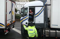 Government considers mass testing of lorry drivers to end border chaos