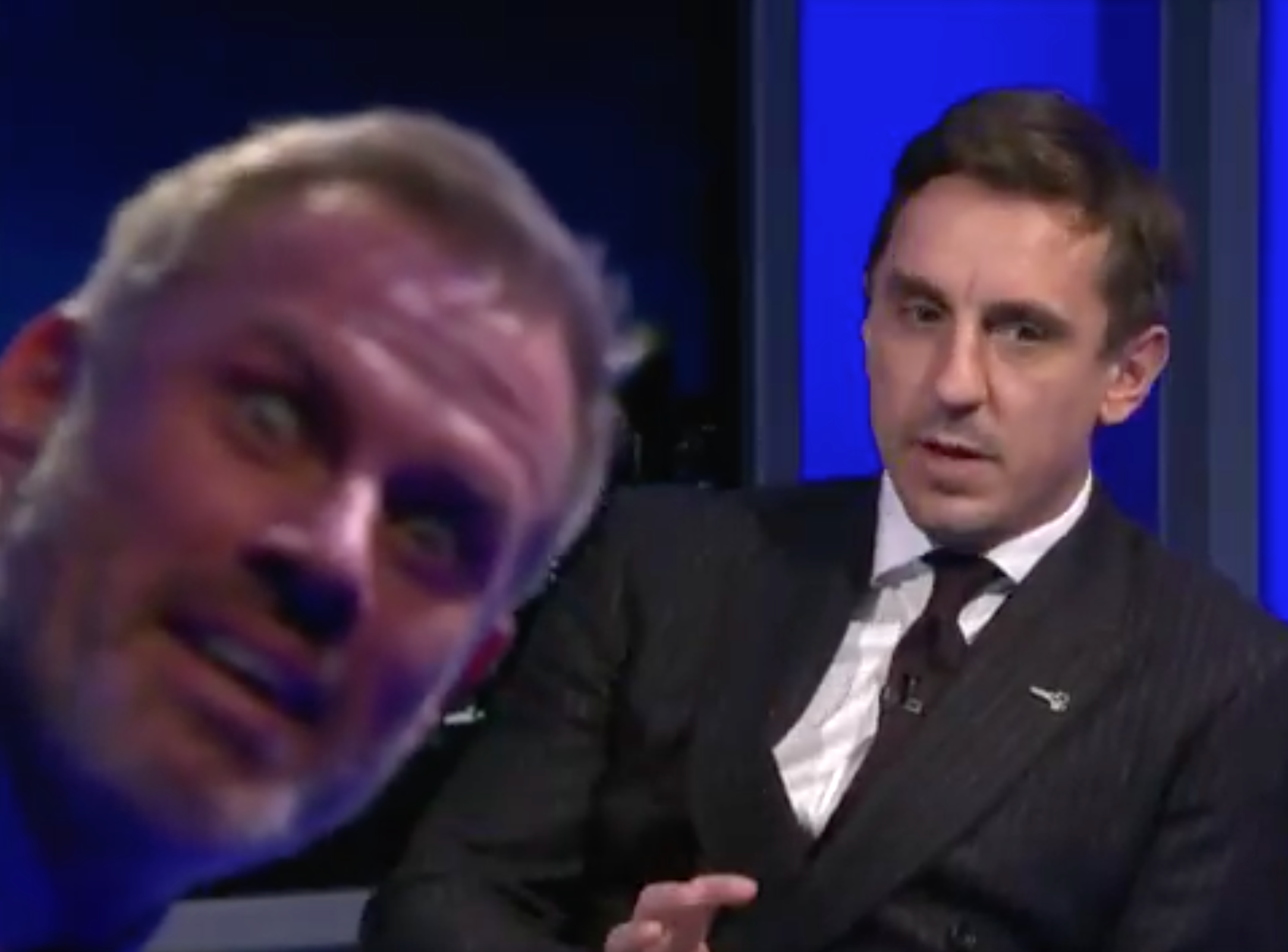 Sky Sports pundits Jamie Carragher and Gary Neville