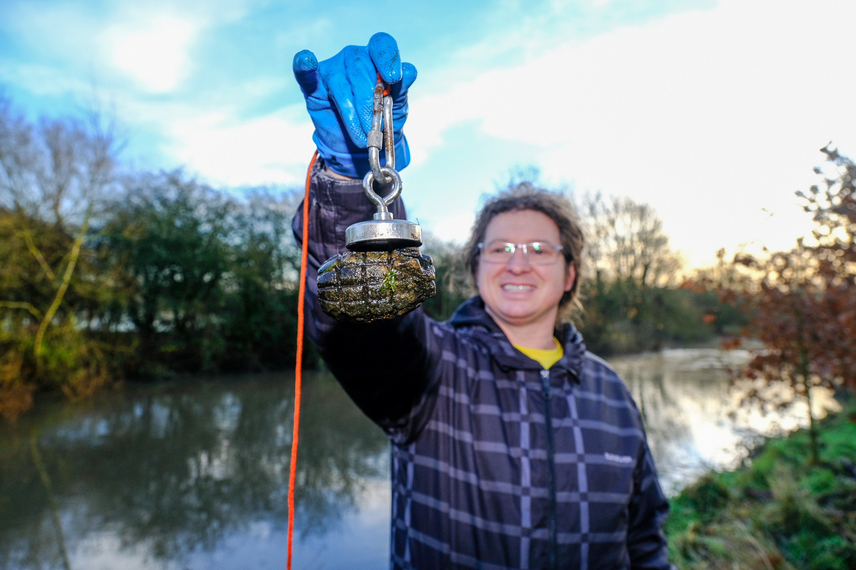 Che Williams found weapons in River Tame in West Midlands