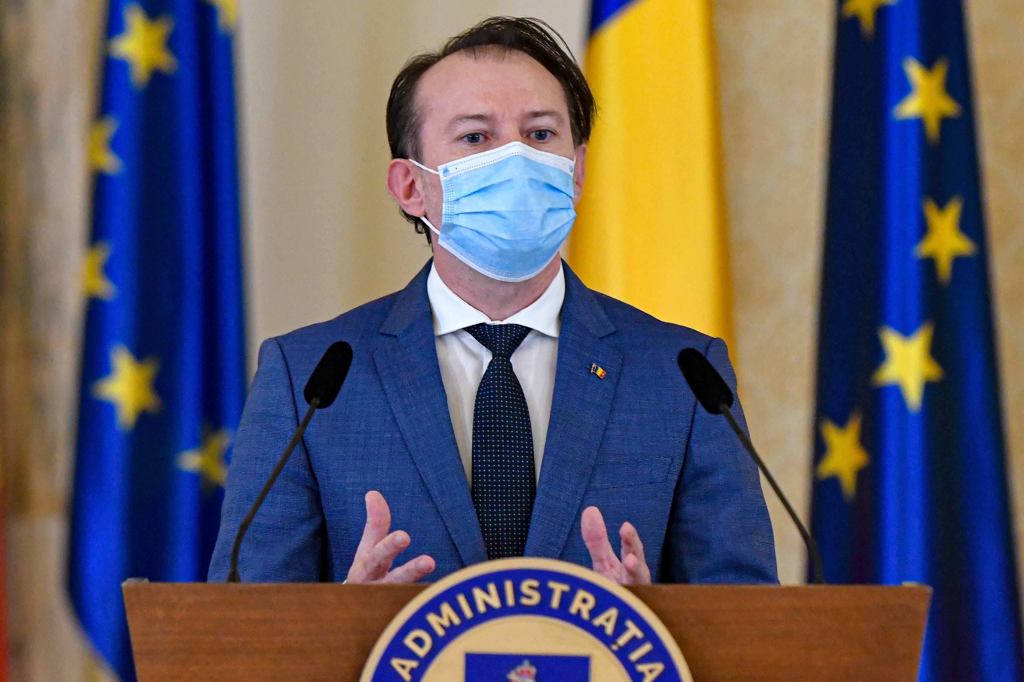 Virus Outbreak Romania Politics