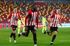 Dasilva sends Brentford past Newcastle and into semi-finals