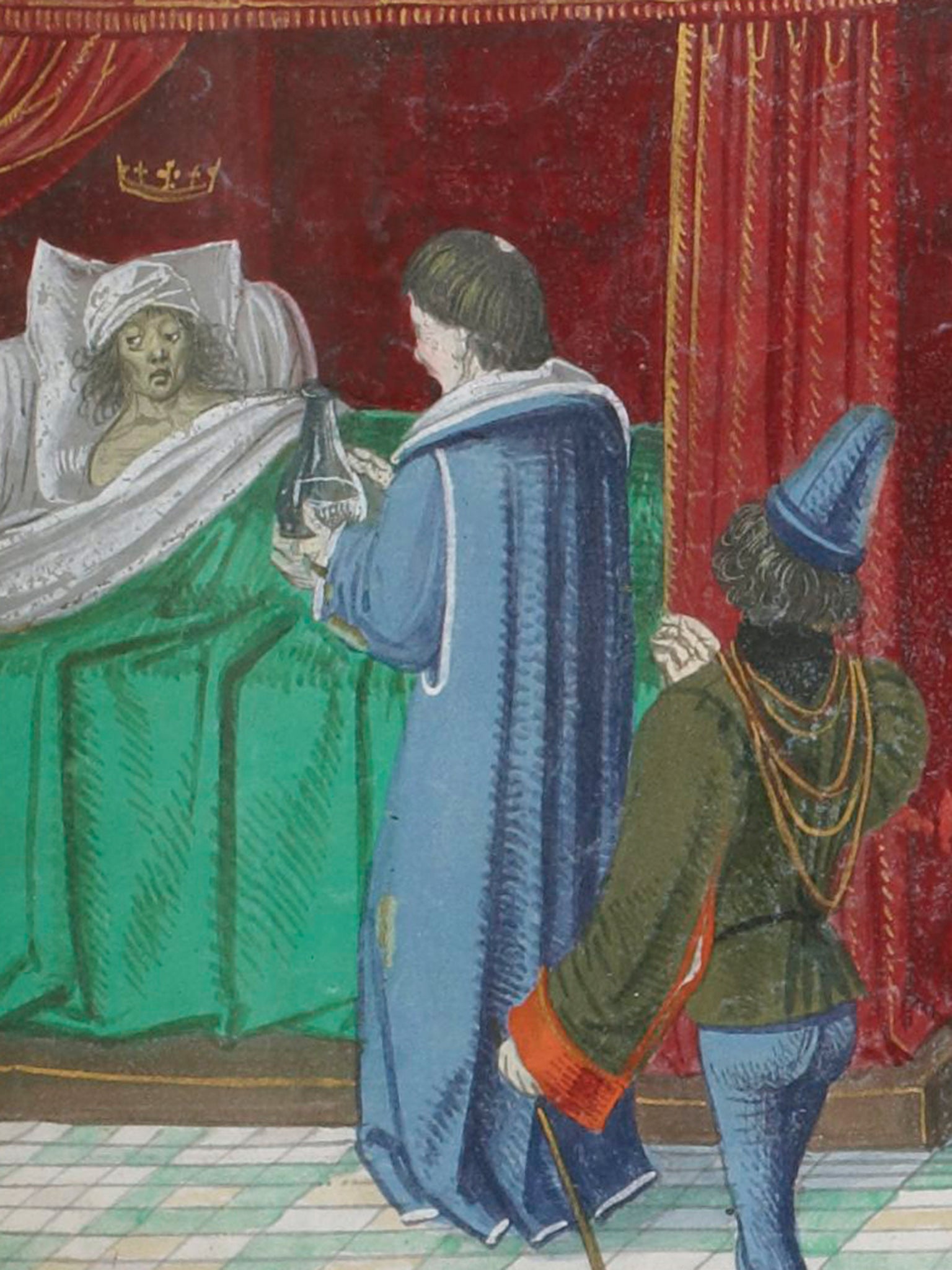 A bedridden Charles VI, a leader who barked like a dog, thought he was made of glass, and killed his own men before battle