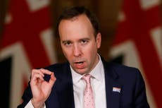 Matt Hancock resists new lockdown and blames Covid spread on public