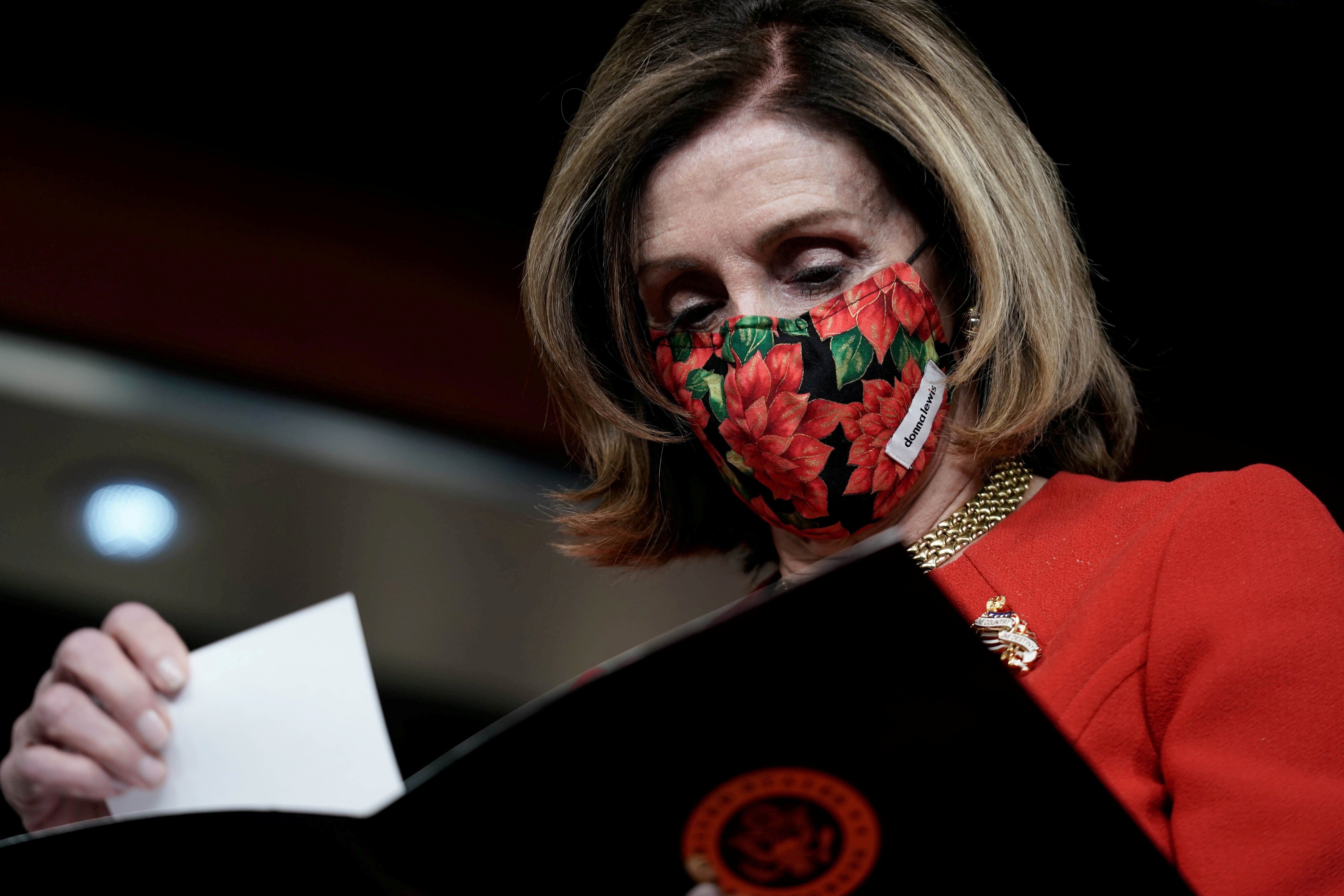 Pelosi says they can get new cheques ‘done by Christmas Eve’