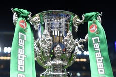 Man United to play Man City in Carabao semis as Spurs face Brentford