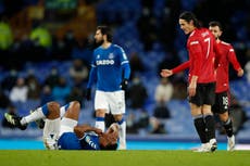 Solskjaer plays down Cavani incident during United win over Everton