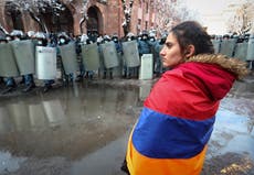 Dozens detained in Armenia during anti-government protests