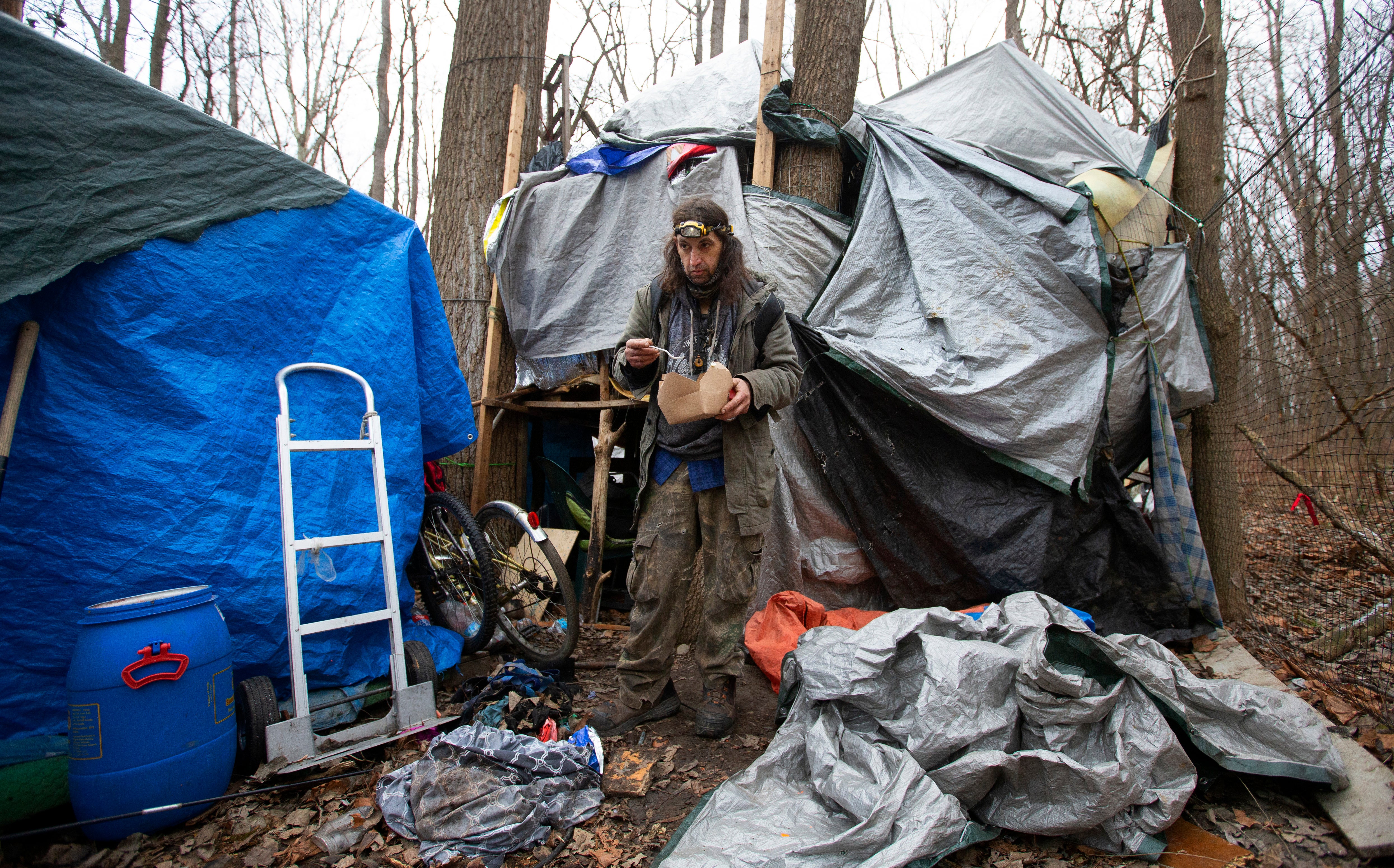 Virus Outbreak Homeless Winter