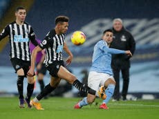 Cancelo shines as Man City claim comfortable victory over Newcastle