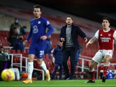 Lampard rips into ‘lazy’ Chelsea players after shock defeat at Arsenal