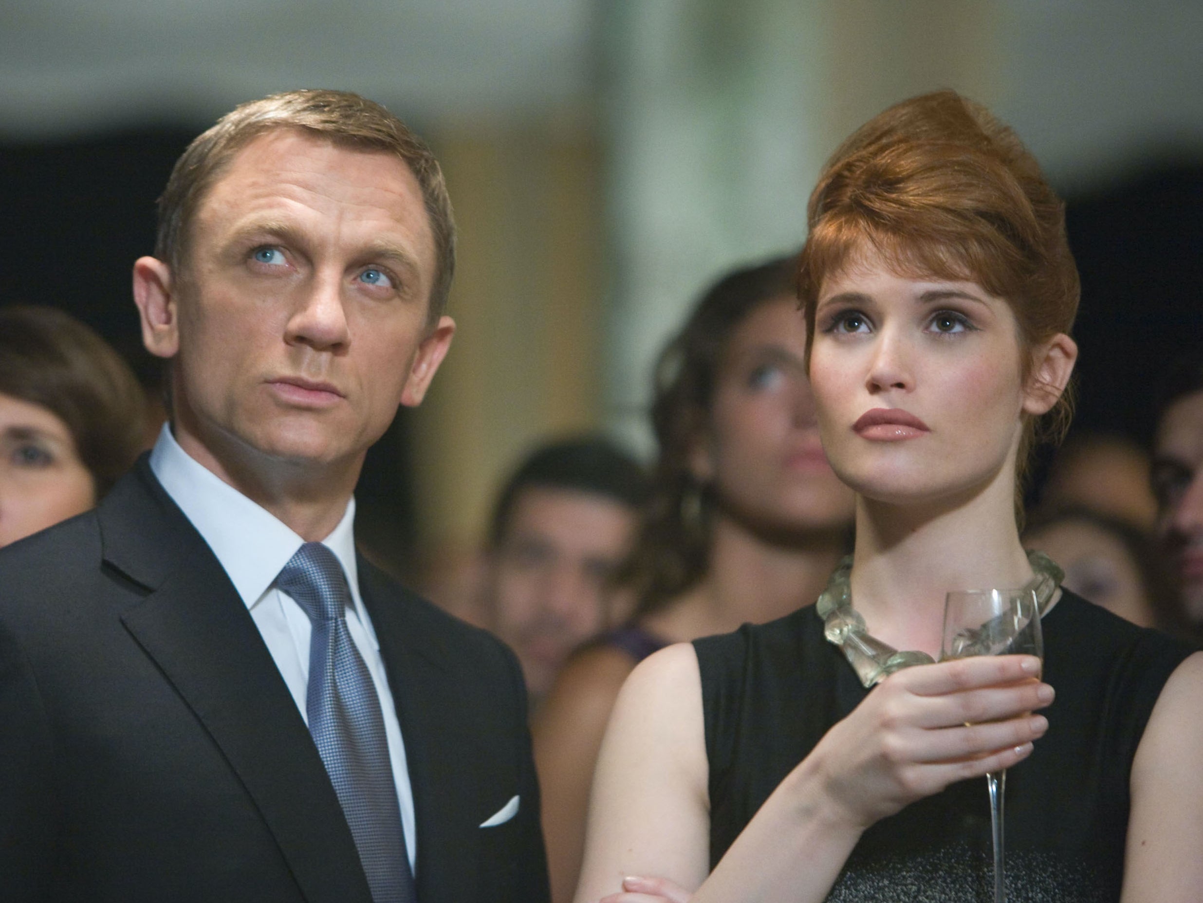 Bond girl: Gemma Arterton with Daniel Craig in Quantum of Solace (2008)