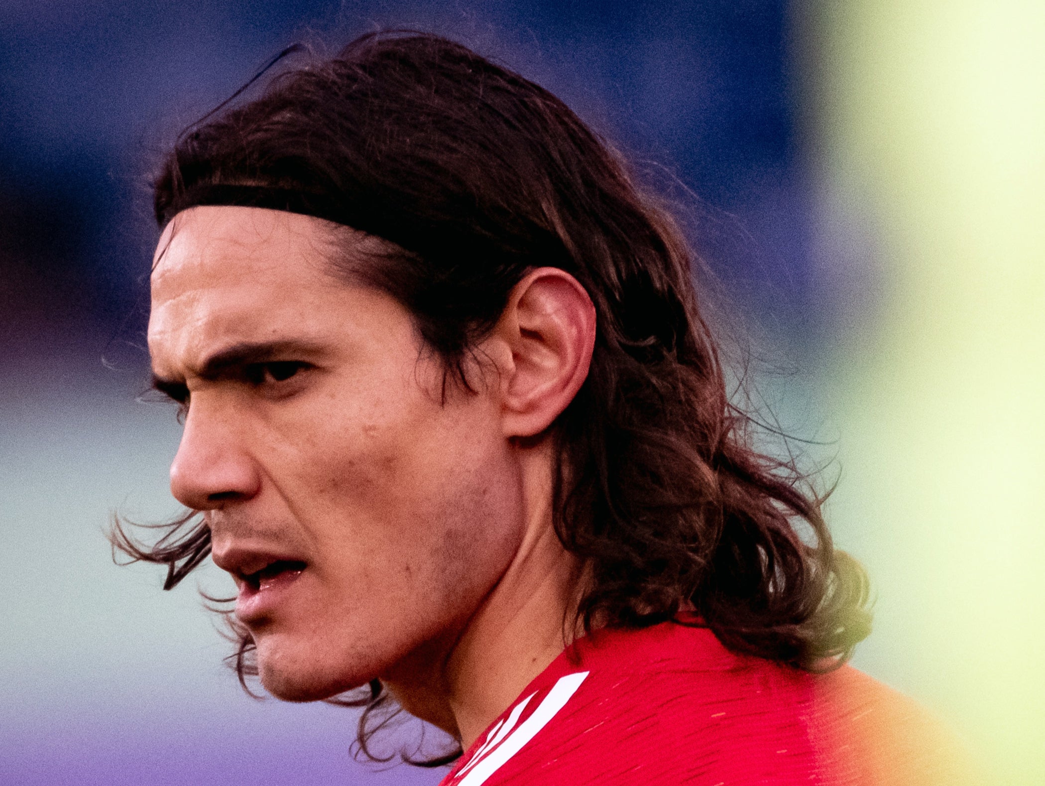 Manchester United striker Edinson Cavani