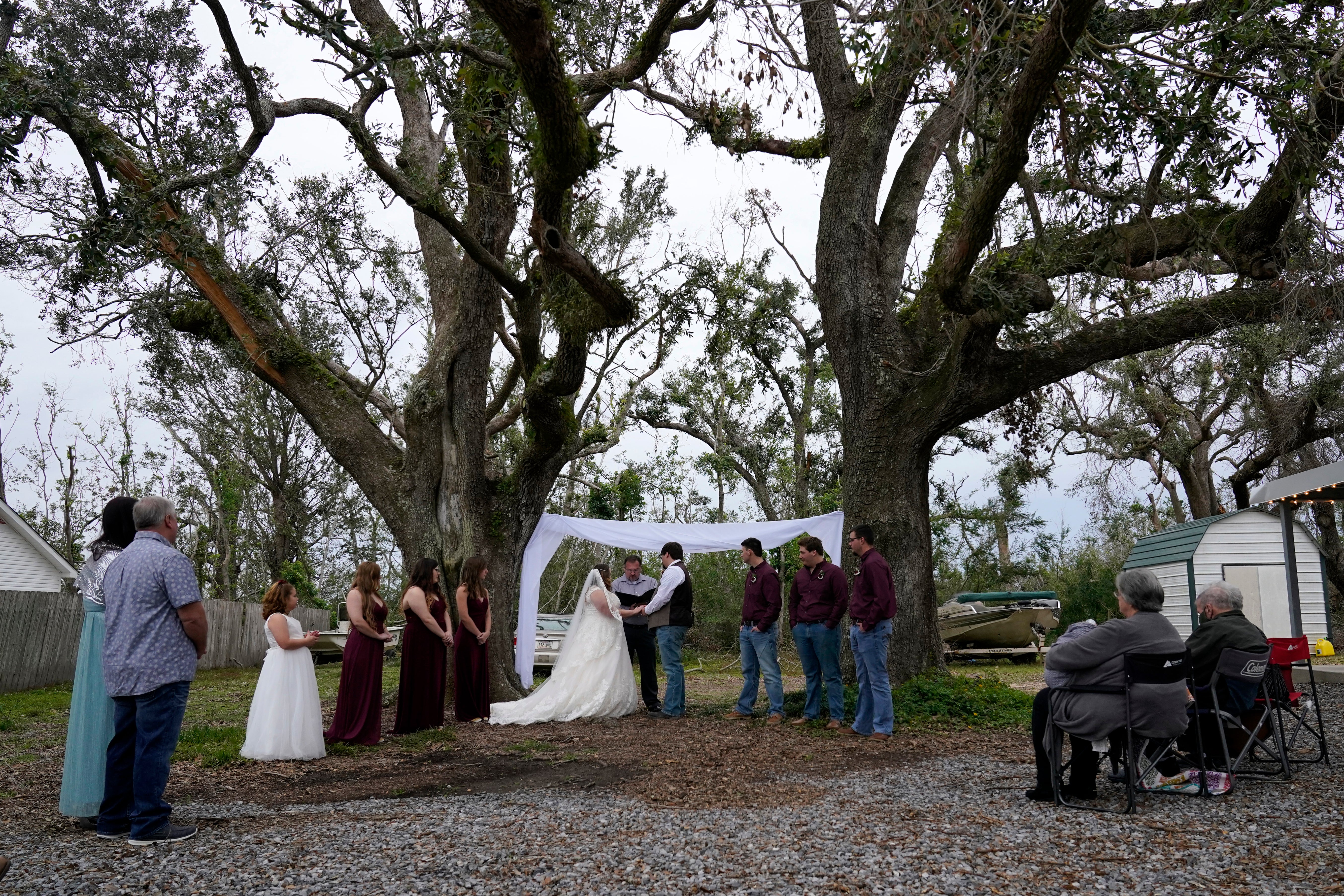 Hurricane Delayed Wedding