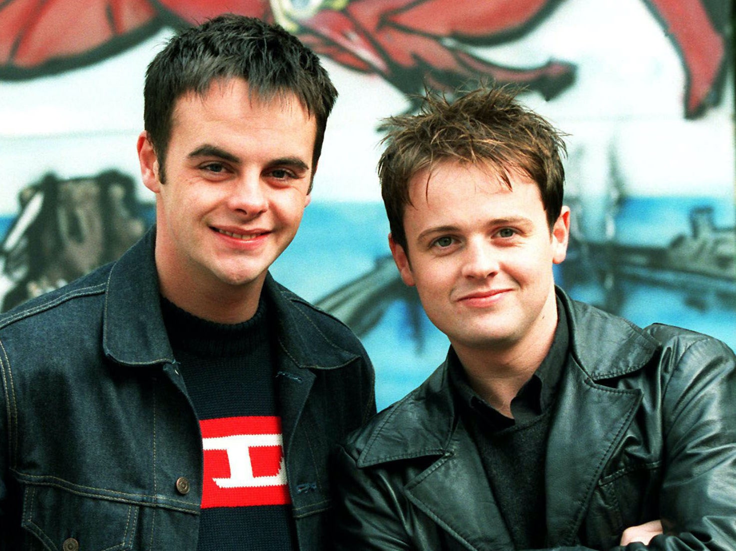 Ant and Dec at the 10th anniversary of Byker Grove in 1998