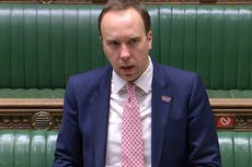 75% of England under tier 4 as Hancock extends Covid restrictions