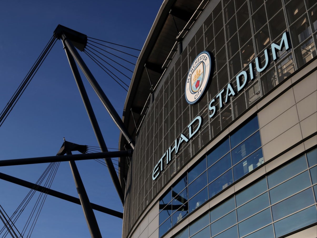 A general view of Etihad Stadium