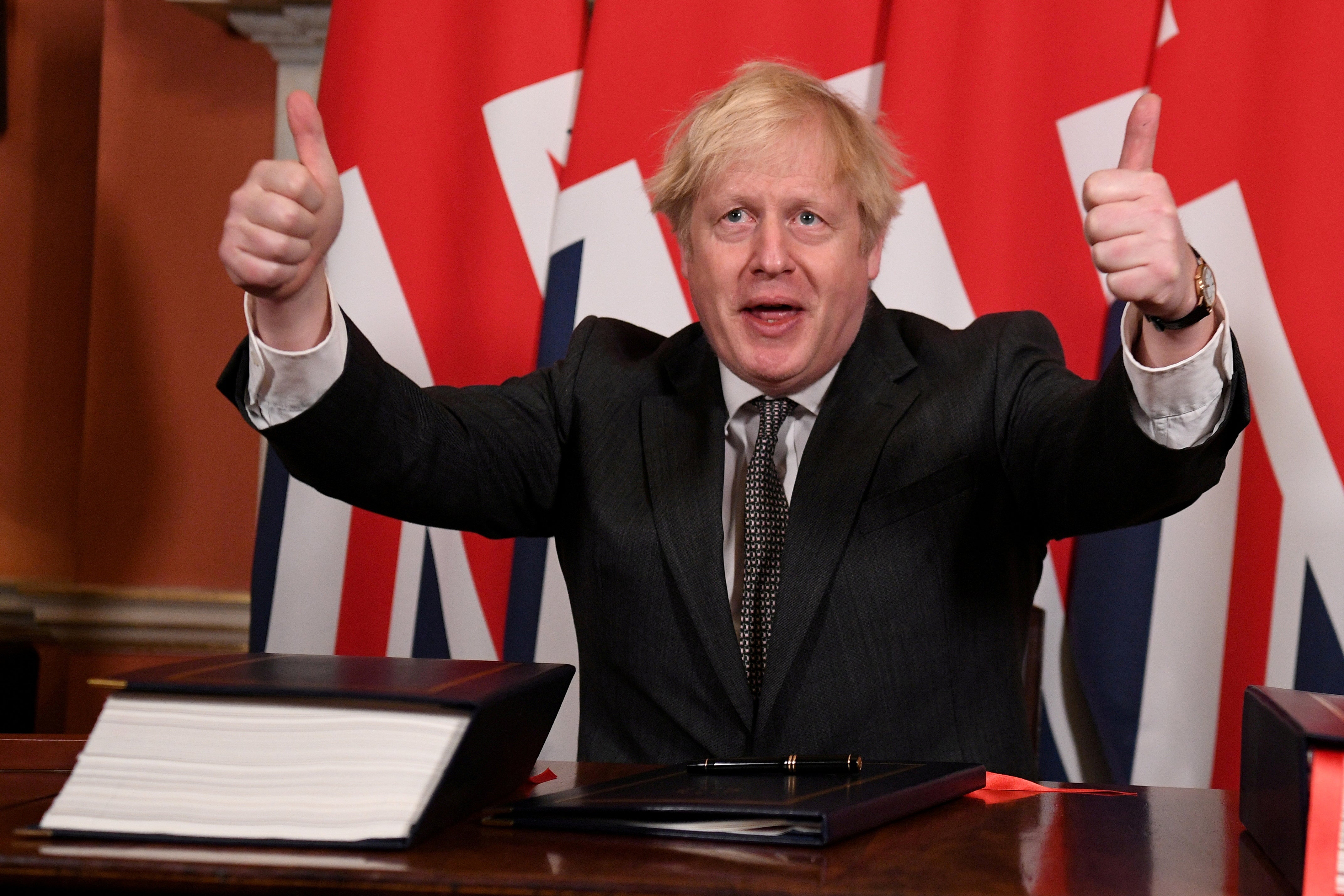Live: Boris Johnson hails ‘wonderful’ new customs forms