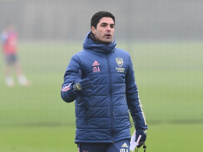 Arsenal manager Mikel Arteta