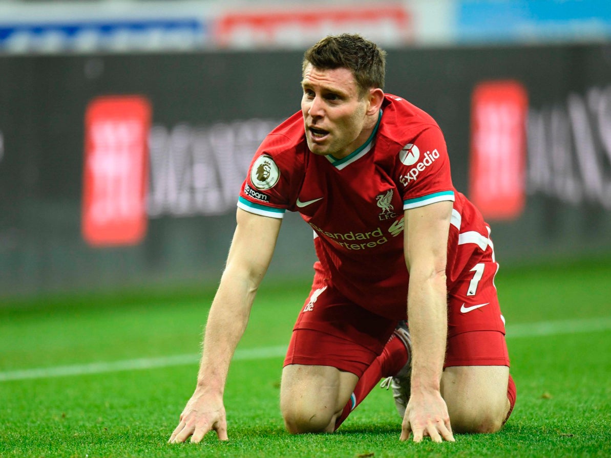 Liverpool midfielder James Milner