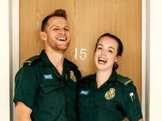 Paramedics who cancelled wedding four times finally married