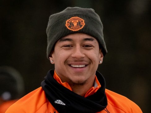 Manchester United midfielder Jesse Lingard