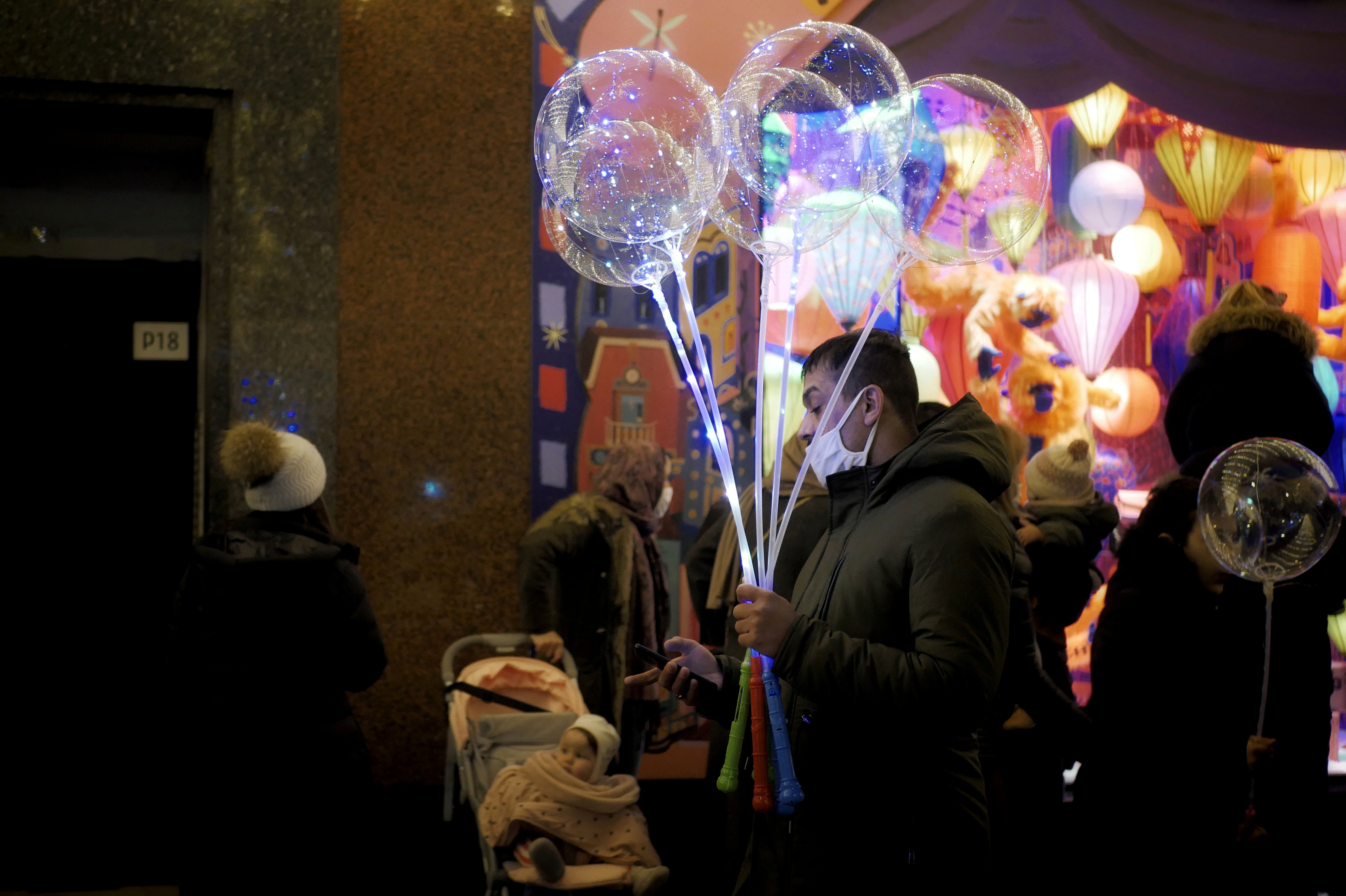 Virus Outbreak France New Year