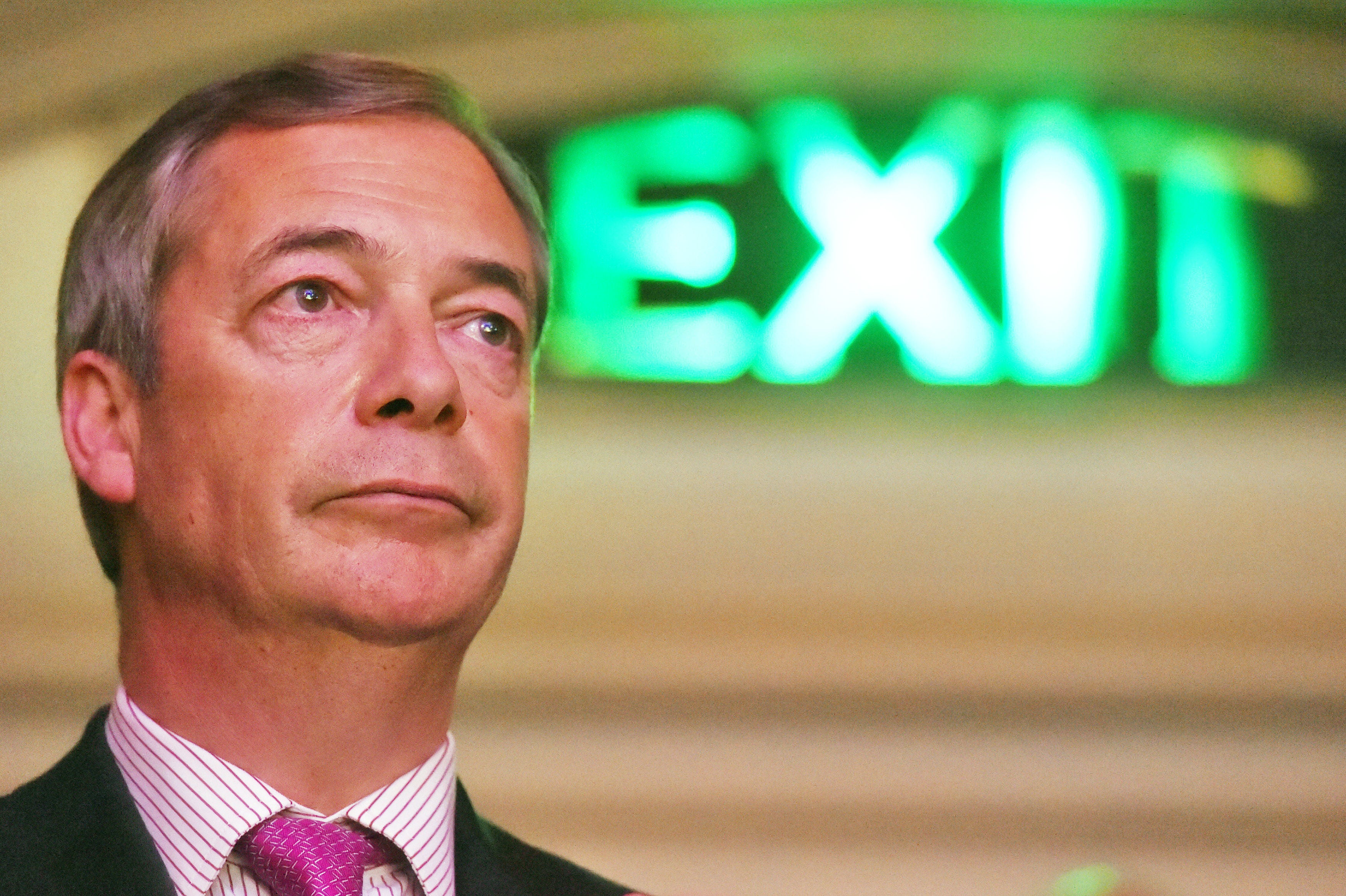 Mr Morrice said his views became more extreme after he was a fan of ‘King Nigel’ Farage