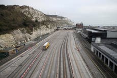 Brexit chaos gives way to tranquility on day one of Dover’s new normal