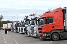 Covid test sites set up for hauliers to ease flow of goods to France