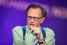 Larry King hospitalised with Covid-19 in California, report says