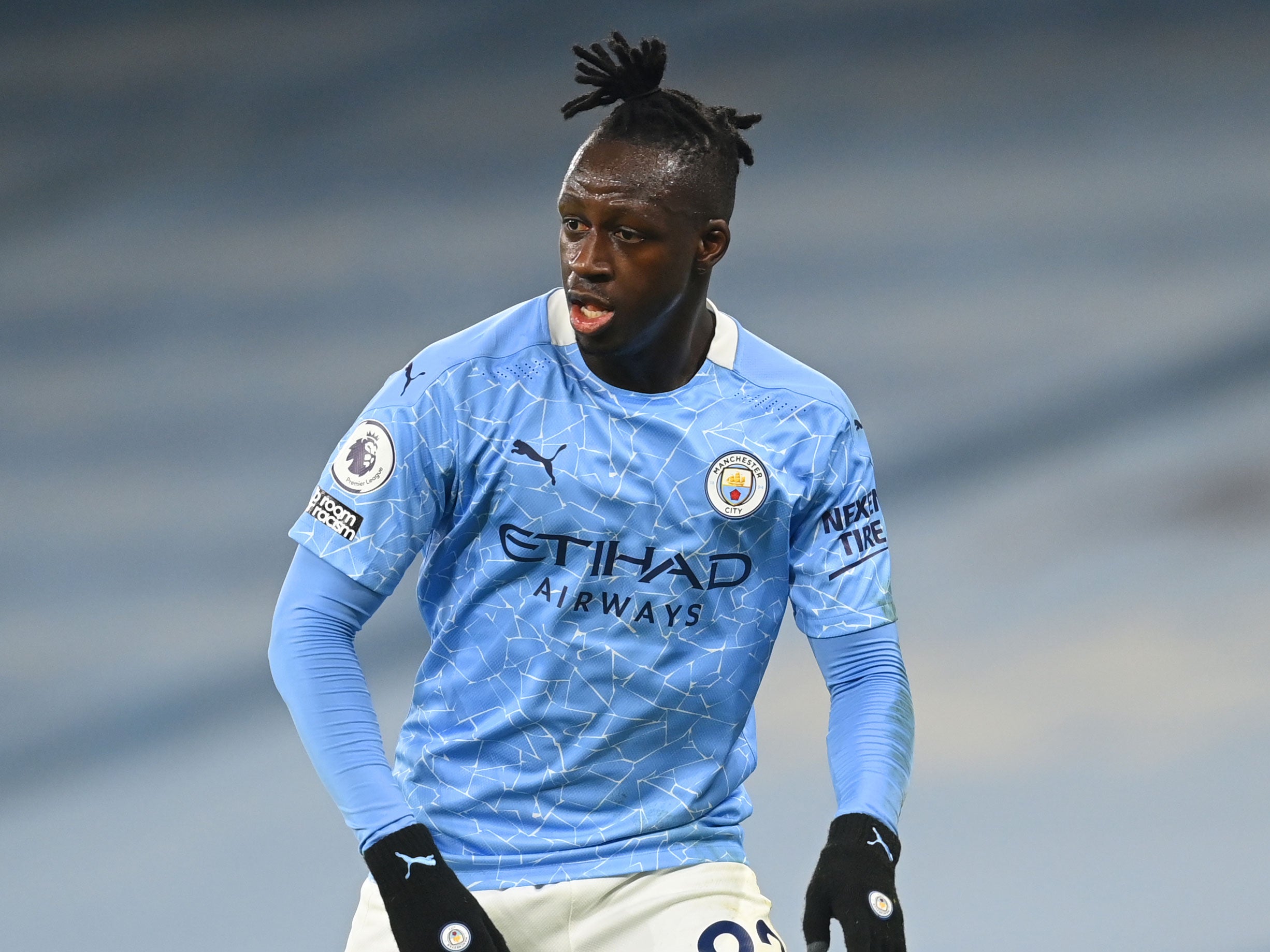 Manchester City defender Benjamin Mendy