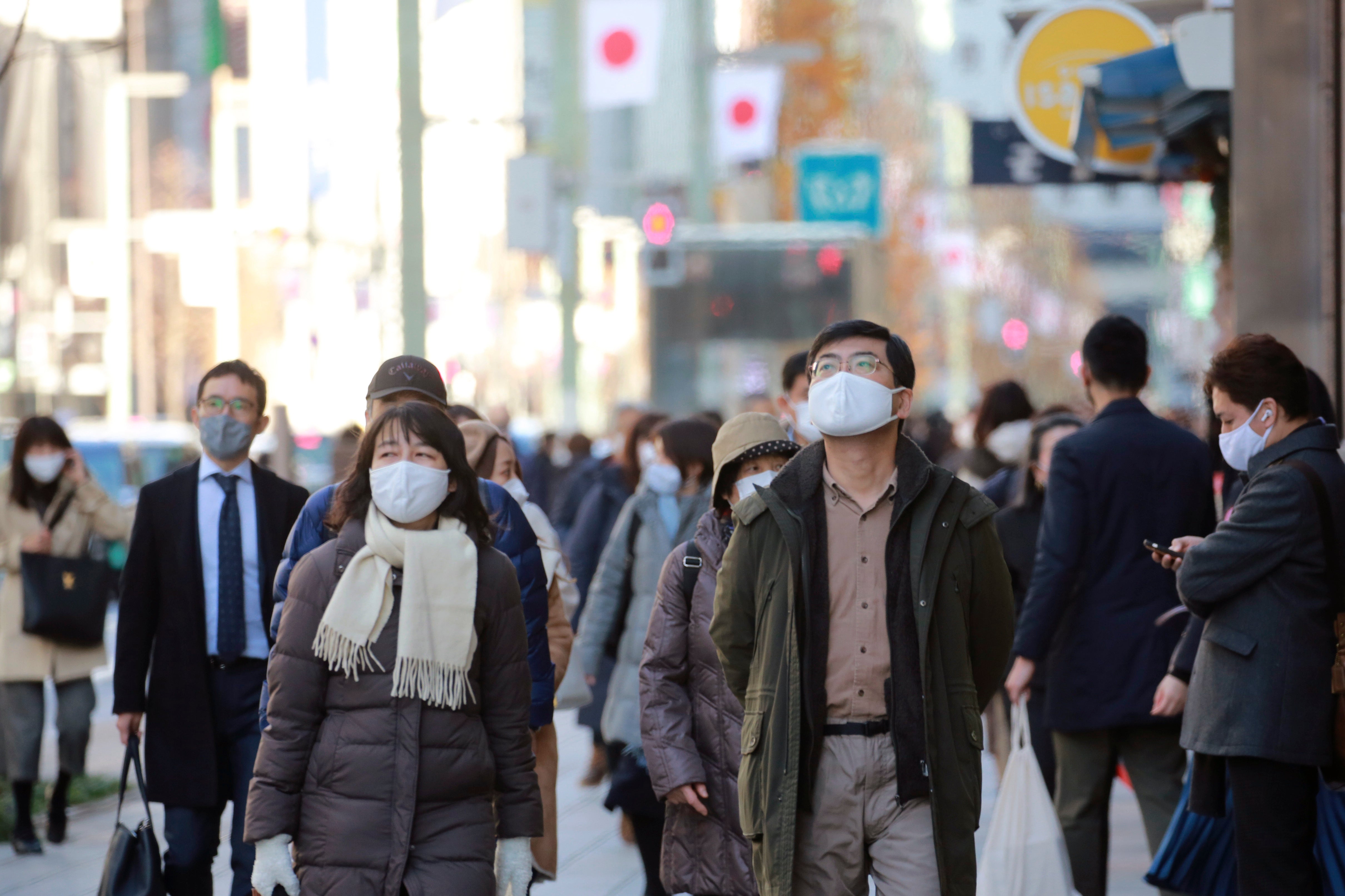 Virus Outbreak Japan Daily Life