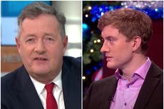 Piers Morgan calls James Acaster a ‘pasty-faced weasel’