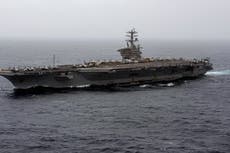 Trump orders reversal of US aircraft carrier removal from Middle East