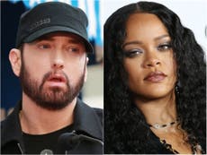 Eminem says he doesn’t remember writing controversial Rihanna lyric