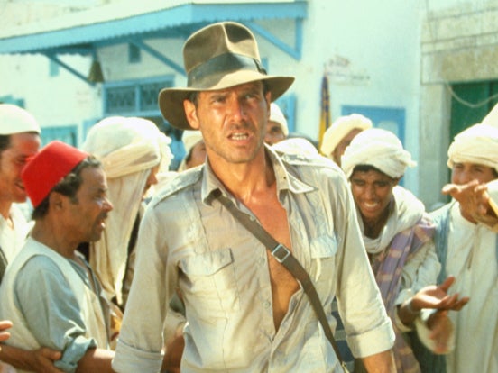 Harrison Ford as Indiana Jones in the 1981 blockbuster